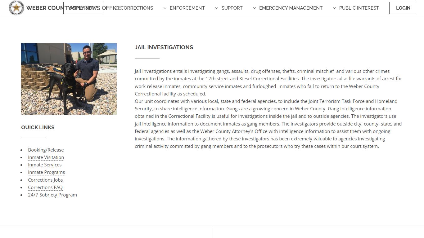 Weber County Sheriff - Corrections